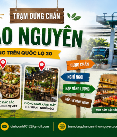 Khám Phá Trạm Dừng Nghỉ Quốc Lộ 20 Cảnh Thảo Nguyên Tại Định Quán, Đồng Nai
