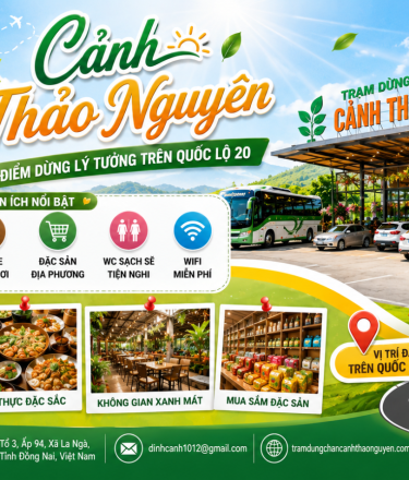 Ăn Gì Tại Trạm Dừng Chân Quốc Lộ 20? Khám Phá Ẩm Thực Và Đặc Sản Tại Cảnh Thảo Nguyên